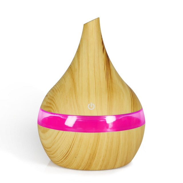 Humidifier & Diffuser Essential Oil Diffuser Wood Grain